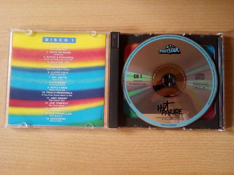 Hit Parade 2xCD - Faith No More Extreme Ugly Kid Joe Sheryl Crow Xutos Da Weasel Abrunhosa Pulp Lloyd Cole