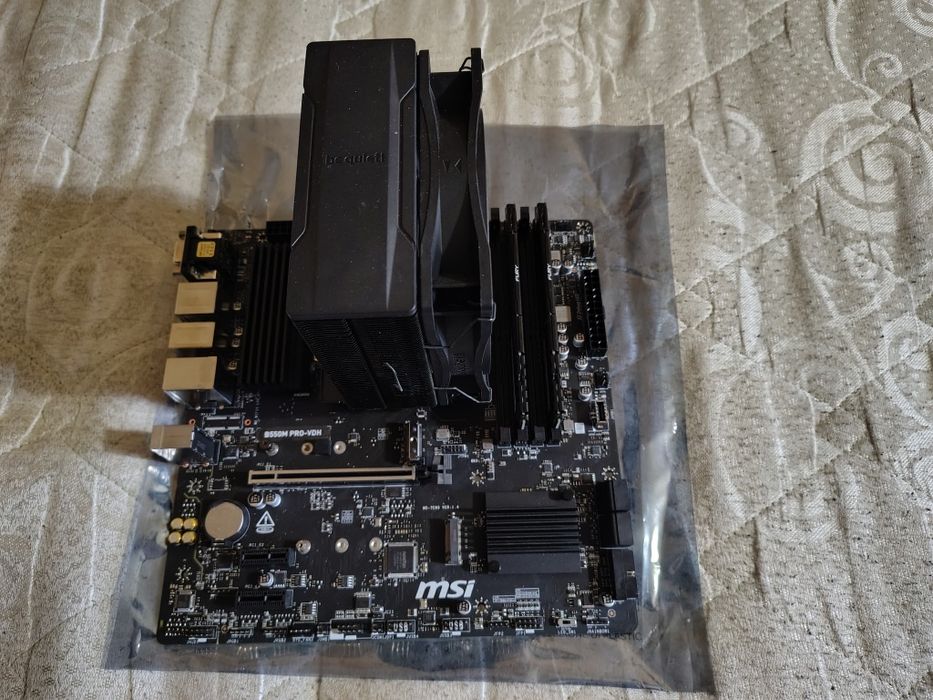 Ryzen 5700x,msi b550m pro-vdh,ddr4 16gb 3200Mhz+ ssd 120gb sata3 башта  Гарантія