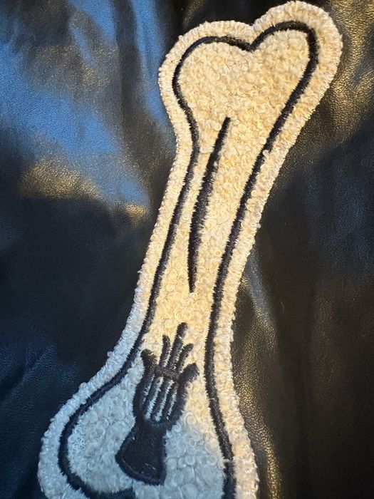 kurtka skeleton bones kości varsity jacket bejsbolówka