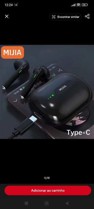 Phones bluetooth Novos com caixa power bank