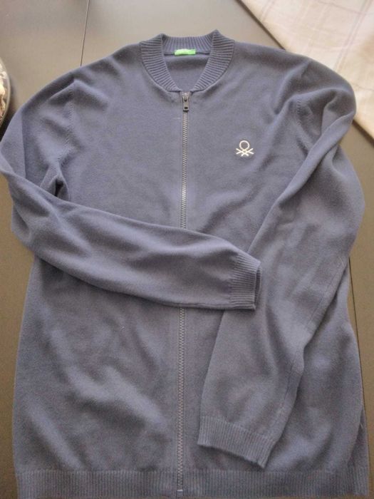 casaco Azul escuro  Benneton Novo