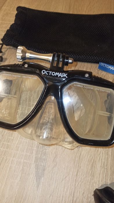Óculos Octomask (go pro) + Tubo Mergulho
