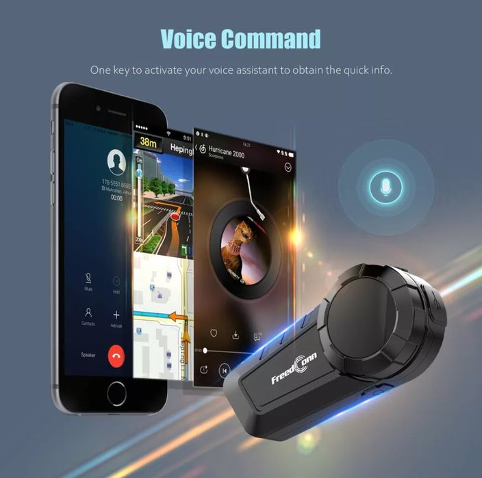 Мотогарнитура Freedconn KY PRO (полный комплект)