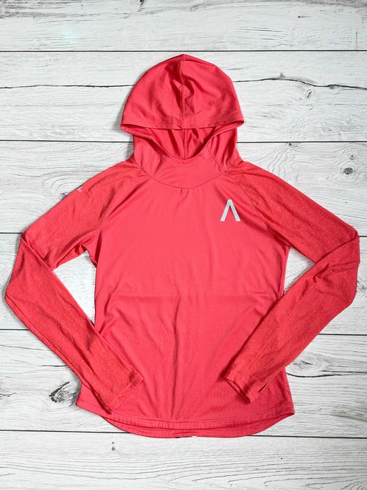 ADIDAS Damska cienka bluza do biegania z kapturem Climalite treningowa