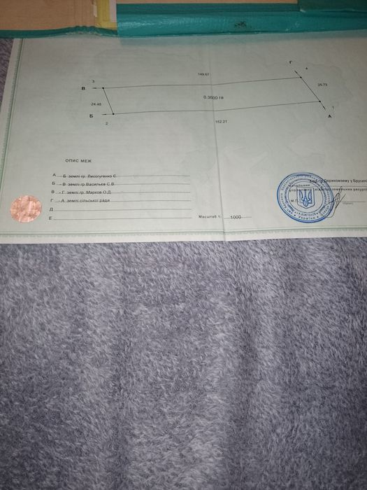 Продам ділянку з будинком Жит.обл.
