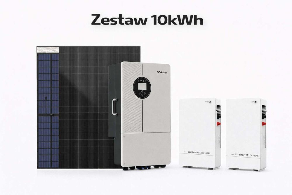 Zestaw budzetowy 10kWh LV (panele, inwerter 3 fazy, magazyn 10.24 kWh)