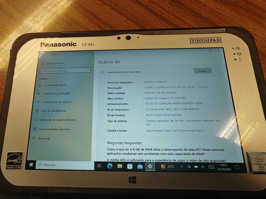 Tablet Panasonic FZ-M1
