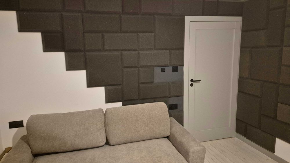 Panele akustyczne/ścienne 5m2 - szare