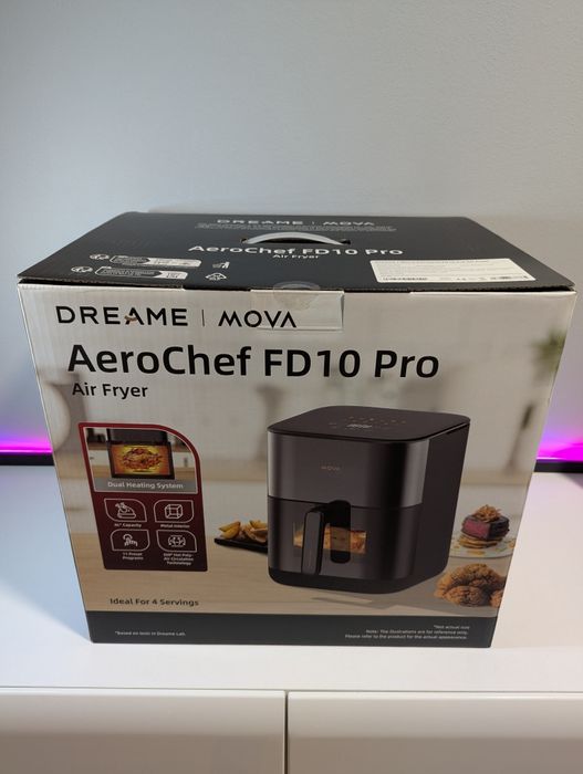 (Nowa) Frytkownica beztłuszczowa Airfryer MOVA AeroChef FD10 Pro