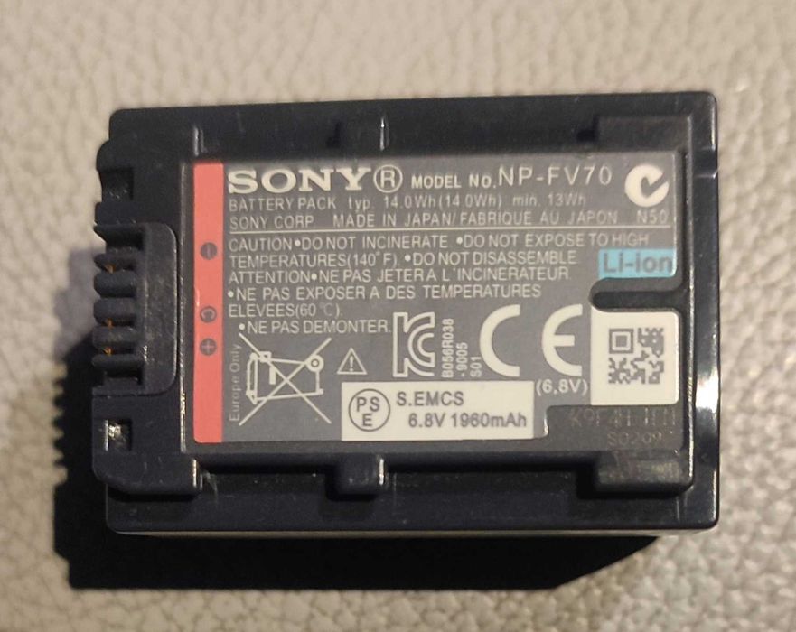 Bateria Sony NP-FH50 - NP- FV70