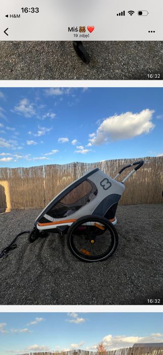 Przyczepka rowerowa Hamax 2osobowa Outback one