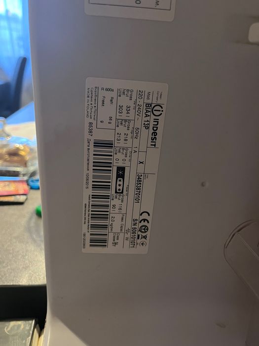 Lodówka Indesit używana