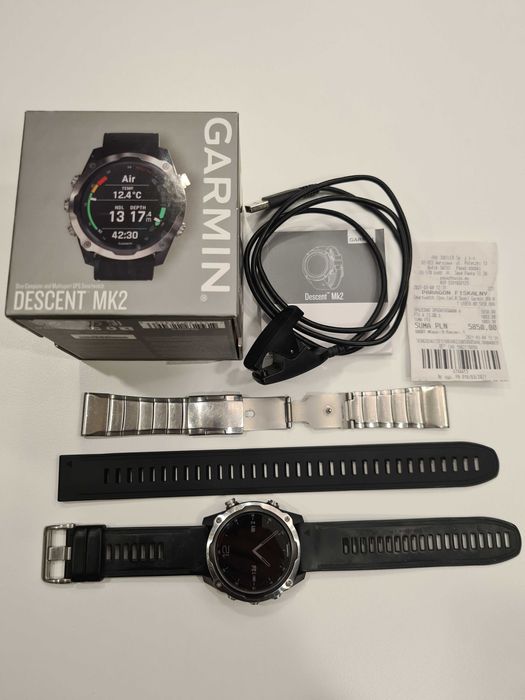 garmin descent mk2 komputer nurkowy smartwatch 4 paski