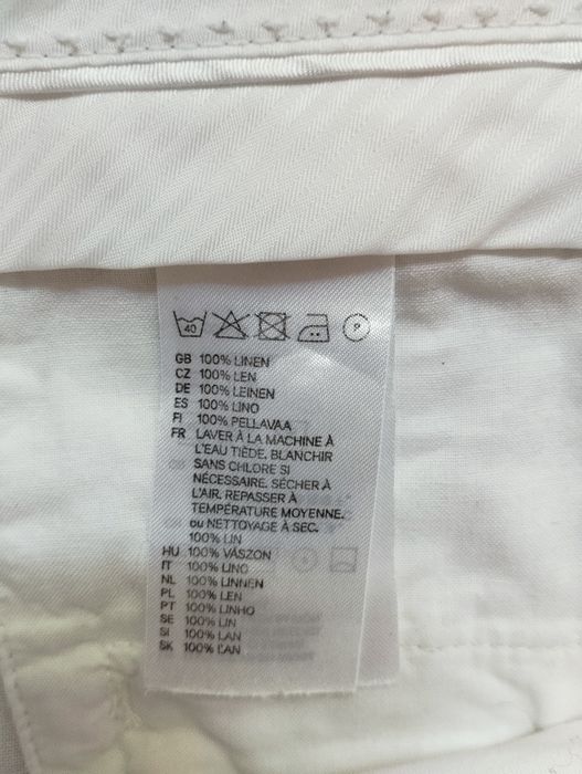 Лляні штани палаццо H&M Vero Moda