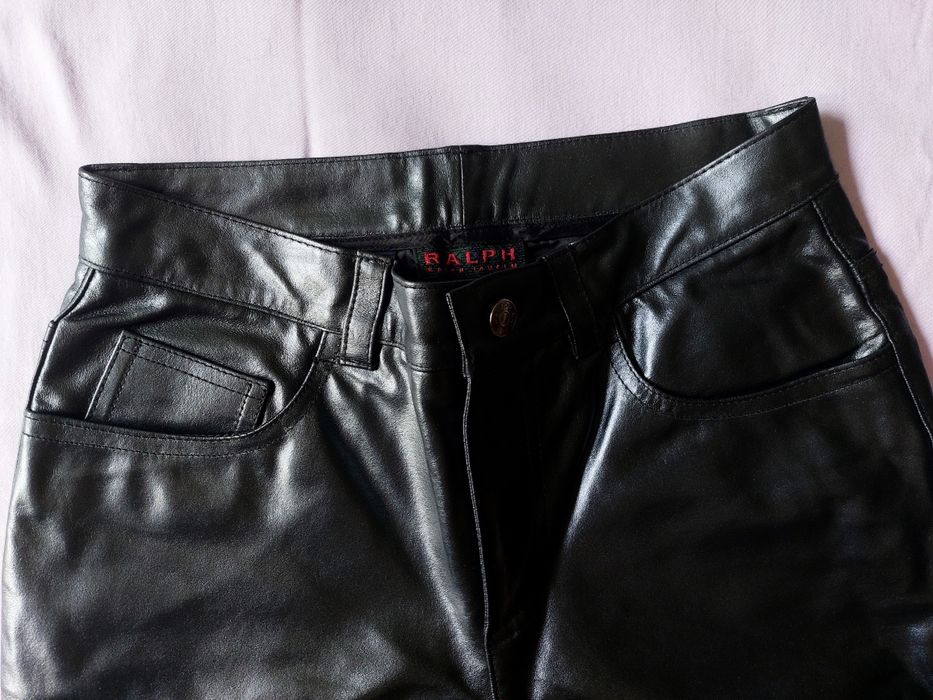 Spodnie skórzane Ralph Lauren, rozm. 4 (US)/S-M (EUR)