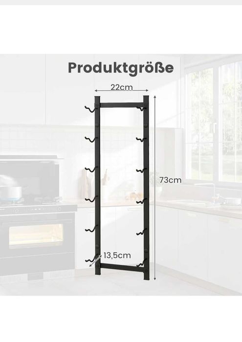 Stojak na wino na 6 butelek