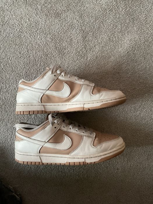 Nike Dunks Bege & Branco – Tamanho 40 | Conforto & Estilo