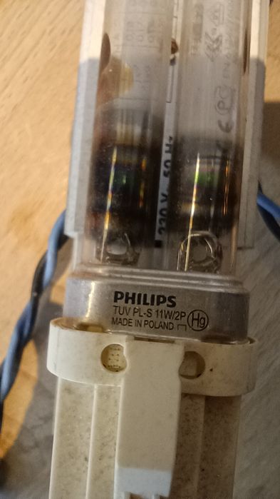 Lâmpada UV com balastro