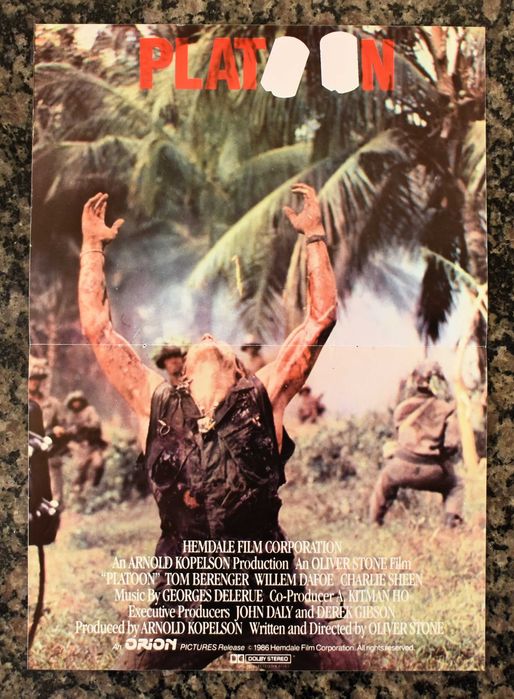 Cinema: Poster "Platoon" (1986)