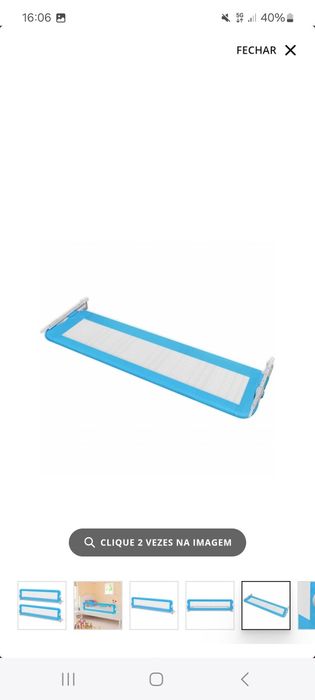 2 Barras de segurança para cama