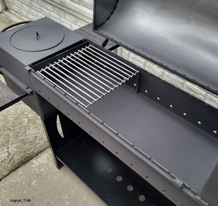 •4мм•4в1•Посилений Мангал•Коптильня Смокер с Печкой под Казан