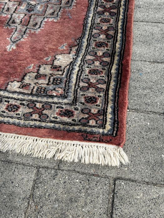 Dywan pakistański orientalny wełniany ręcznie tkany medalion Pakistan