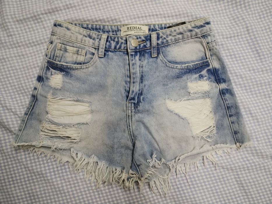 Calção ganga tamanho 36 usado