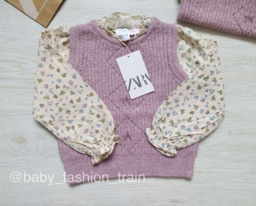 Блузка, Zara, светр, зара, блузка-светр, блуза-жилет