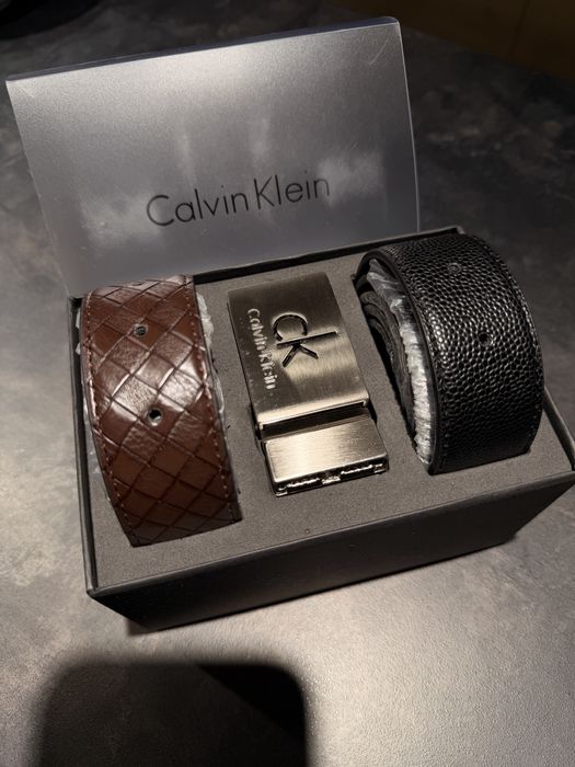 Elegancki zestaw skórzany Calvin Klein 2026- Prezent
