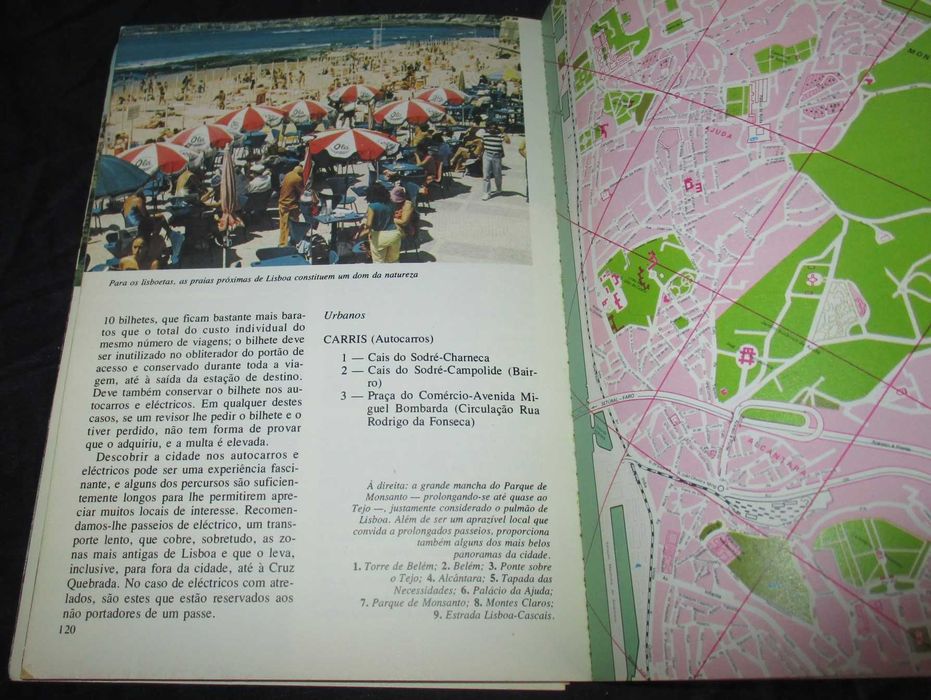 Livro Lisboa Guia Turístico 1982