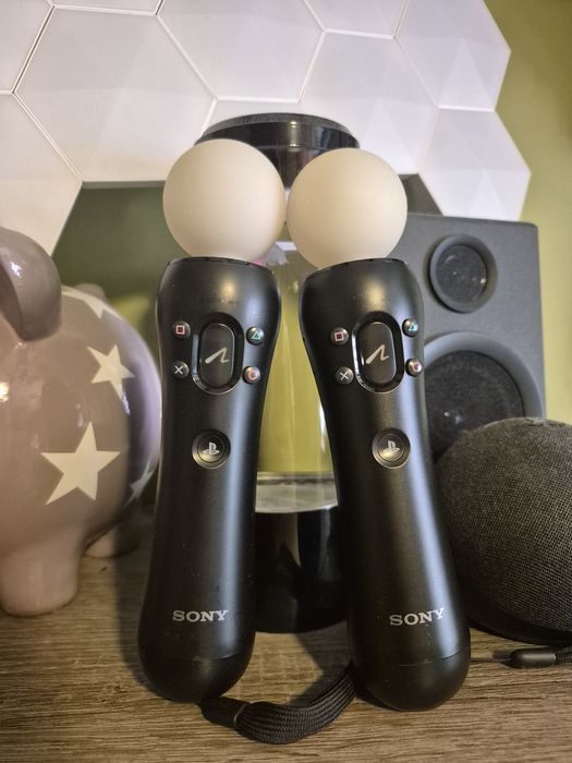 Dwa kontrolery ruchu move do PlayStation 4 Ps3 Ps4