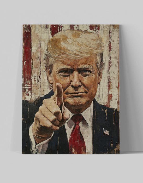 Ekskluzywny Portret Donalda Trumpa na Płótnie 60x80 cm