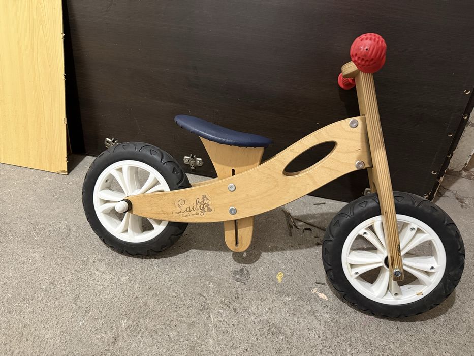 Rowerek biegowy drewniany dwukołowy 10”
