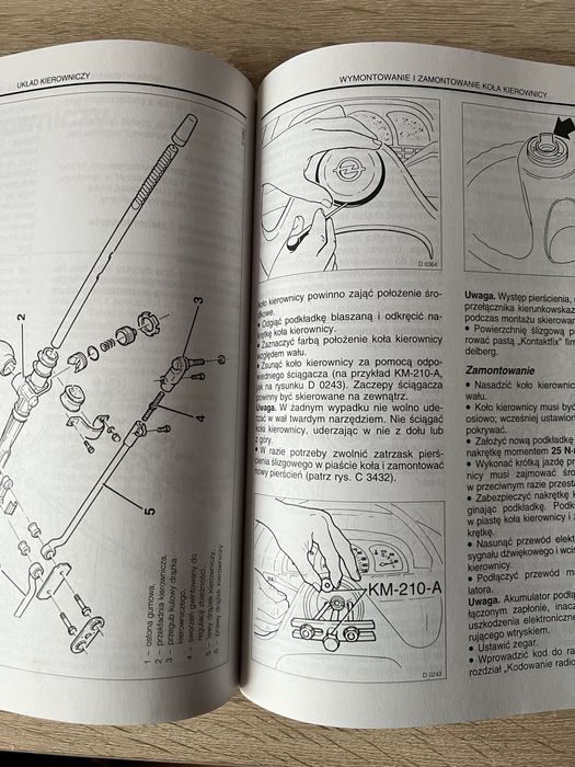 książka kolekcjonerska sam naprawiam samochod  opel astra
