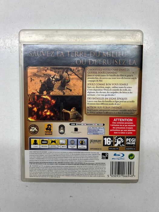 PS3 - Le Seigneur Des Anneaux L'Âge Des Conquêtes