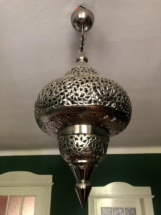 Abażur, klosz do lampy orientalny,  marokański, metalowy
