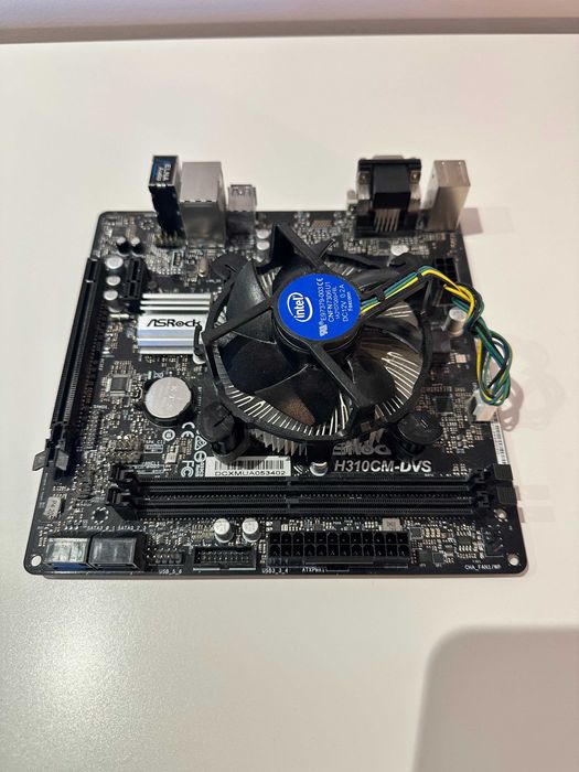 Zestaw Płyta ASRock H310CM-DVS + Intel i3-8100 + Chłodzenie