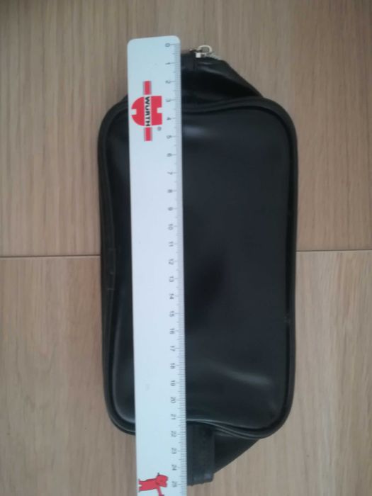 Bolsa preta (necessaire) unisexo- NOVO