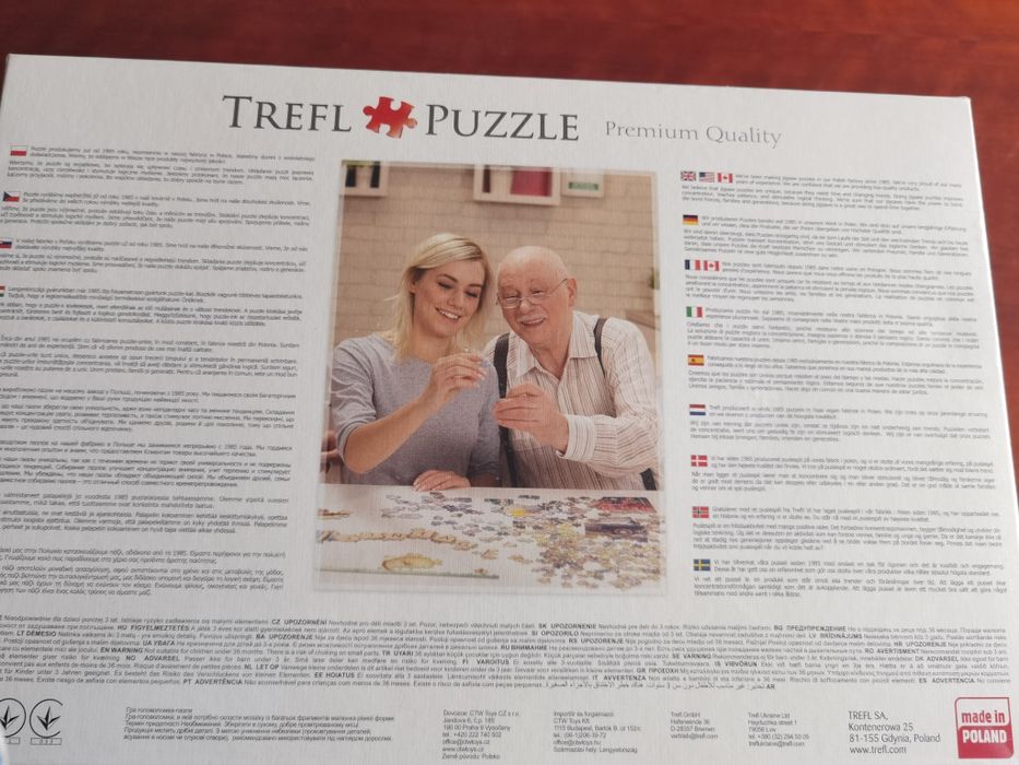 Puzzles de 1000 novos com envolcro