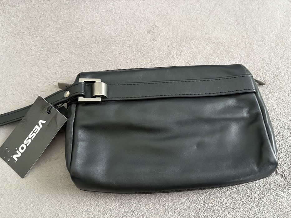 Сумка чоловіча,шкіряна , нова , чорна