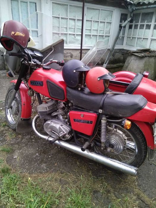 Мотоцикл ИЖ 1991 г, пробег 21000, с коляской, заводской комплект