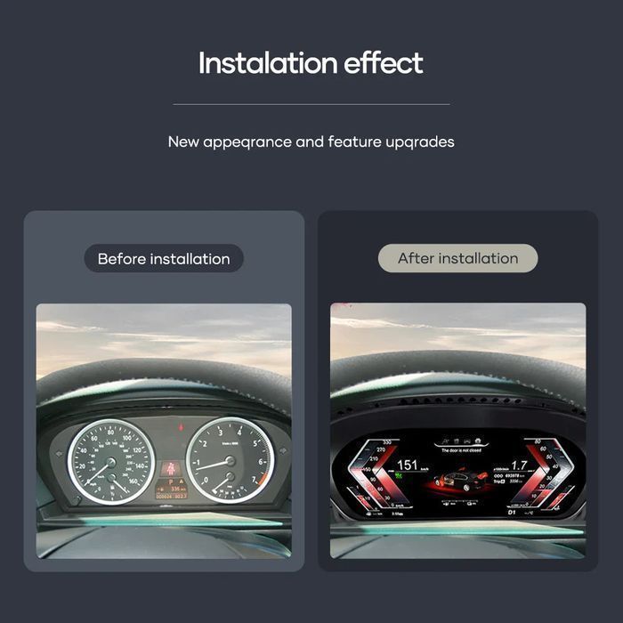 BMW E60 / E61 / E63 / E64 | Wirtualny Kokpit 12,3” LCD PL