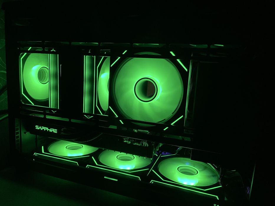 Игровой ПК Micro-Tower (Ryzen 5 7600 + Sapphire RX6900 XT + 32GB DDR5)