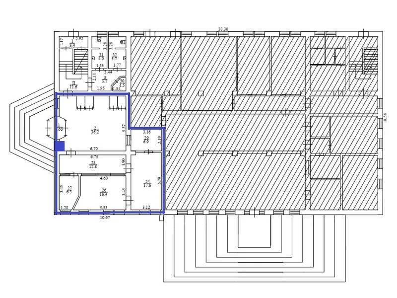 ОРЕНДА – приміщення 1-го поверху площею 98,8 кв.м. м. Сторожинець