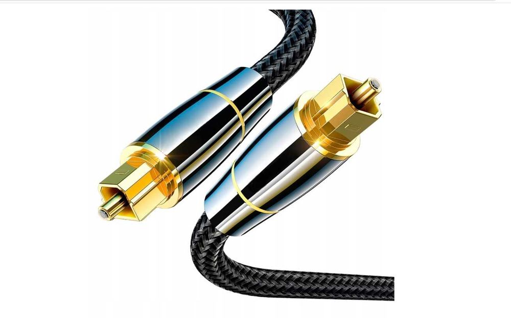 Kabel do Soundbar Optyczny Światłowód Do Głośników Toslink 3 metrowy NOWY