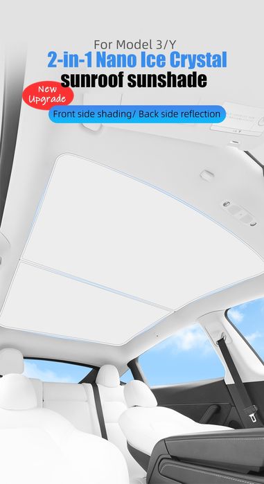 Подарунок Захист від сонця Tesla Model Y 3 Панорама Люк Захист Шторка