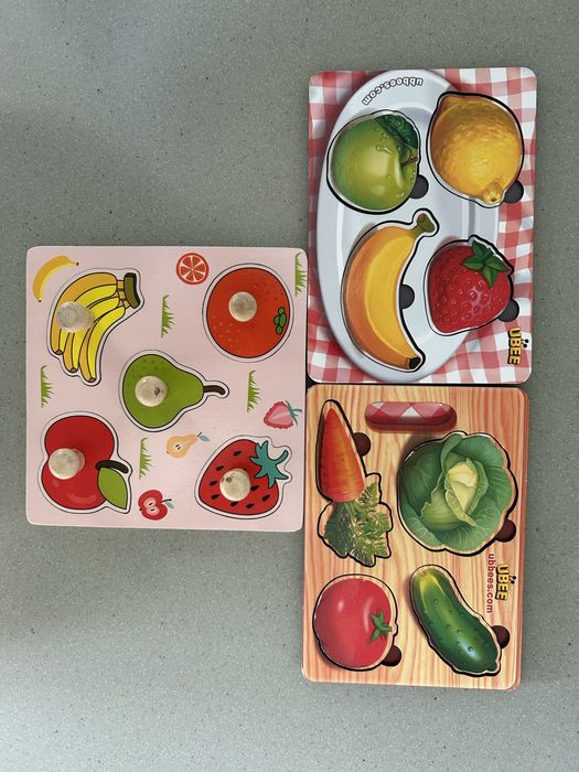 Пазли вкладиші ubee деревяні деревʼяні