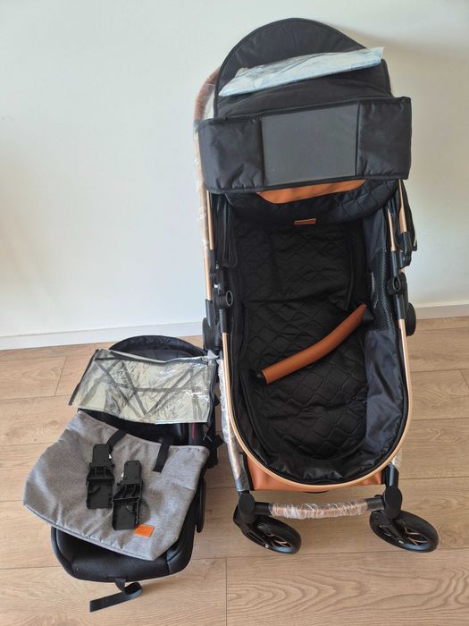 Carrinho Bebé Sdbaby Trio 3 em 1 Midas - NOVO (Sem Uso)