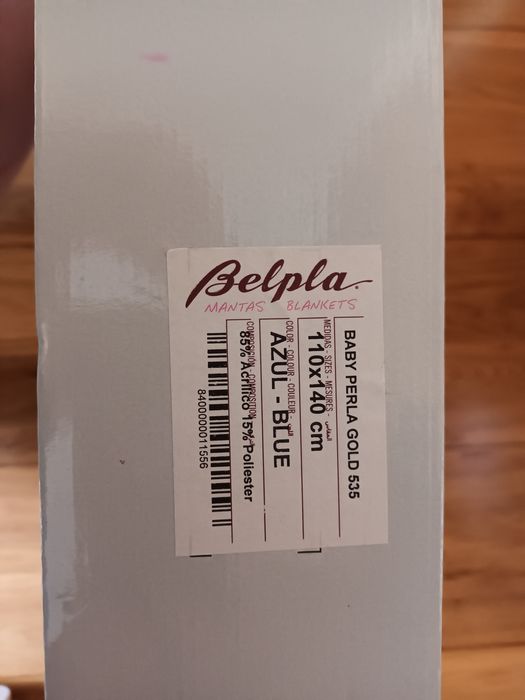 Cobertor bebé como novo, 110cm × 140cm