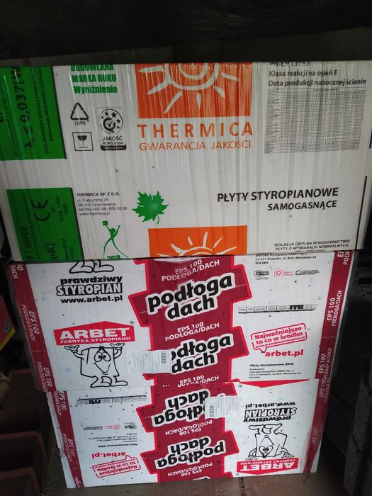 Styropian EPS 100 Arbet 4 cm 5 cm 6 cm odłoga